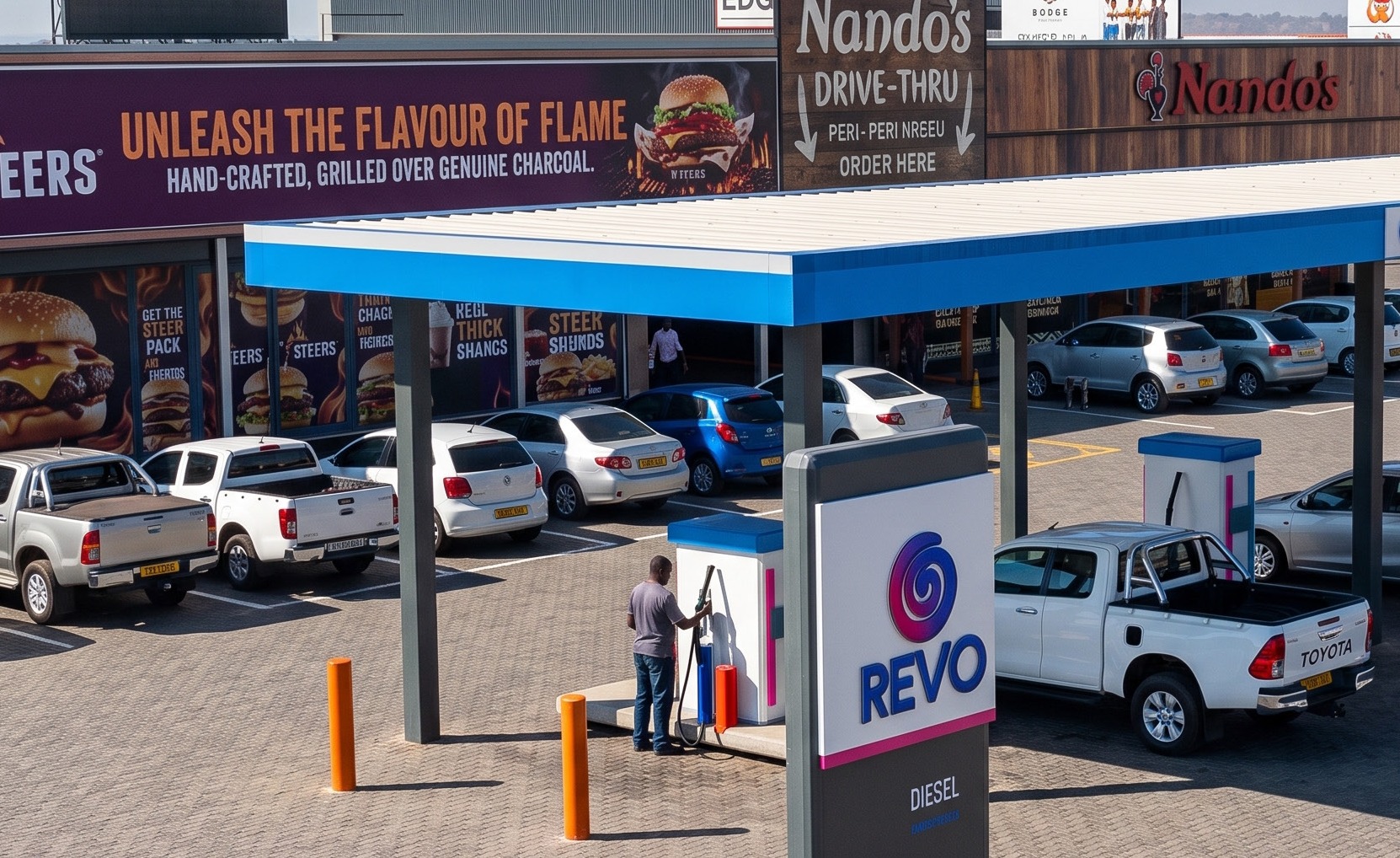 Revo fuel stop by day