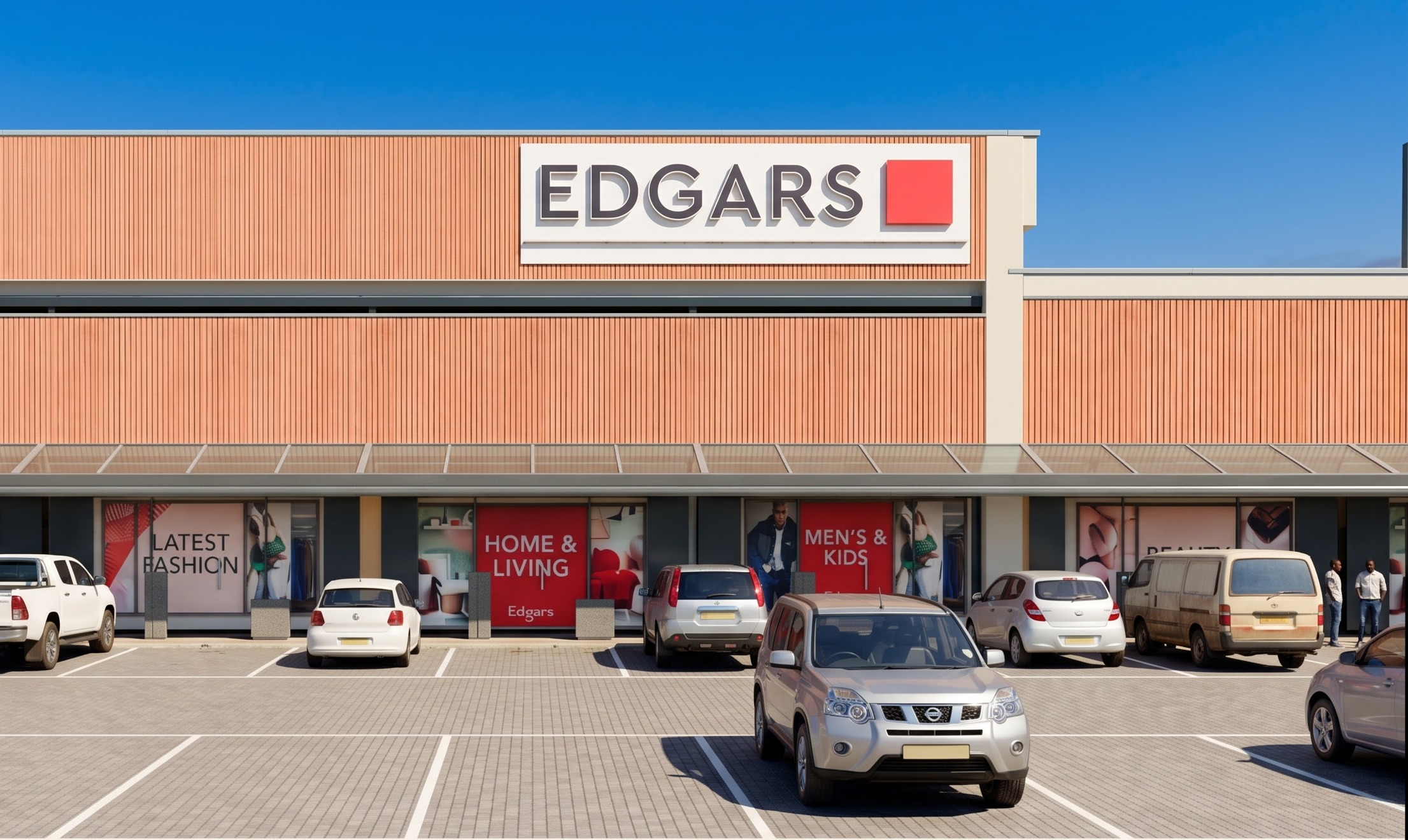 Edgars retail frontage by day